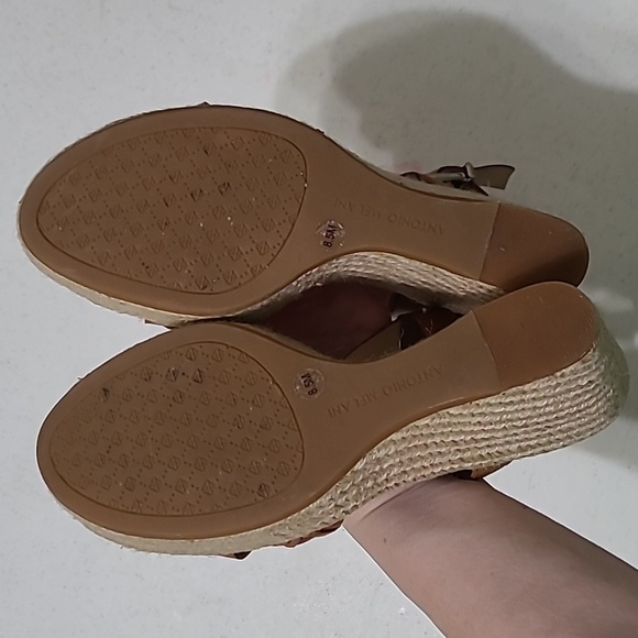 Antonio Melani strappy platform wedge sandals size 8.5 - Picture 8 of 12